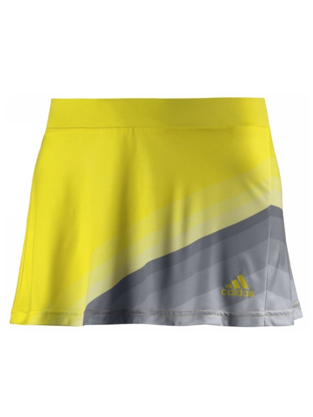 Adidas Z11402 Adizero Mini Skort Grey / Yellow ( XS )